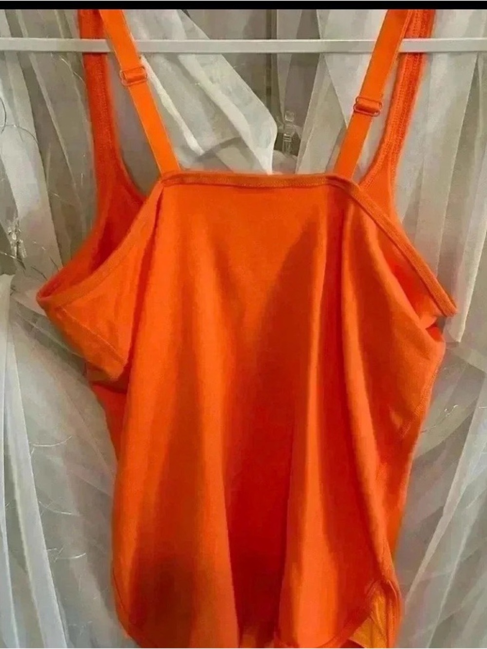 Nike Orange Performance Sports Bra tank - Picture 2 of 5